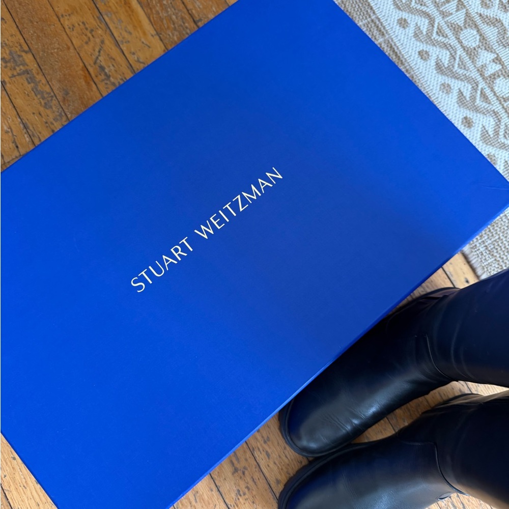 Stuart Weitzman Black Over the Knee Boots - Picture 2 of 5